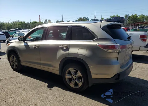 2015 Toyota Highlander Limited из США, поврежденный, VIN 5TDDKRFH4FS212497